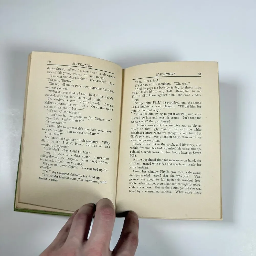 Mavericks By WILLIAM MacLeod Raine 1912 Antique book